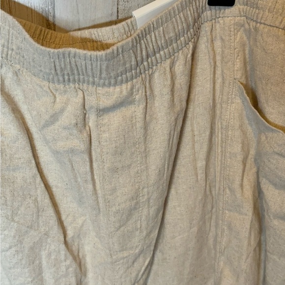 Old Navy Womens 3X Beige Linen High-Rise Pull-On Shorts NWT! - Picture 10 of 10